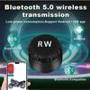 TPMS para motocicleta Bluetooth5.0 Sistema Inalámbrico de Monitoreo de Presión de Neumáticos IP67 Impermeable con 2 Sensores Externos Soporte Android/IOS
