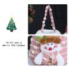 Couple Themed Christmas Gift Sacks Reusable Cloth Snowman Santa Gift Bag Bright Christmas Gift Bag