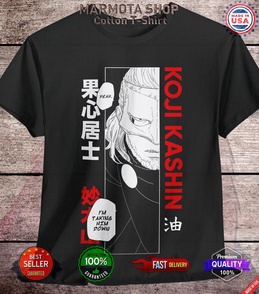 

Koji Kashin Shirt Naruto Boruto Sasuke Itachi Anime Unisex Tee T-Shirt All Size 2XL