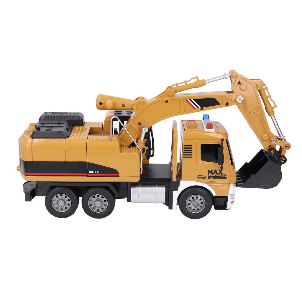 Construction Excavator Toys with Dual Tracks Interactive Battery Powered Realistic Engineering
