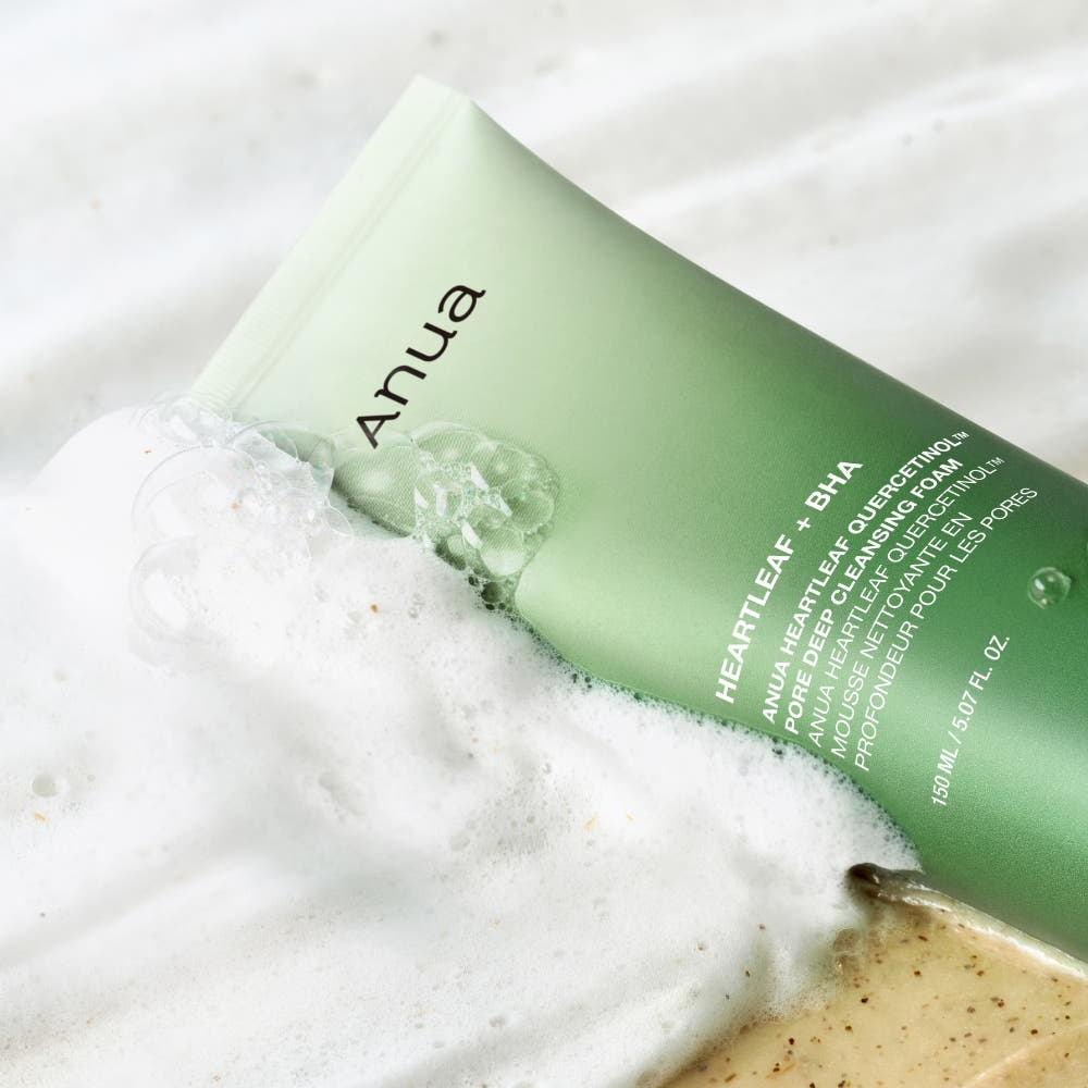 Anua Pore Care Double Cleansing Set Heartleaf Cleansing Oil + Quercetinol Pore Deep Cleansing Foam