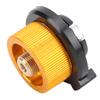 Camping Stove Butane Gas Adapter for Long Gas Tank Adapter to Convert Lindal Type Valve Output
