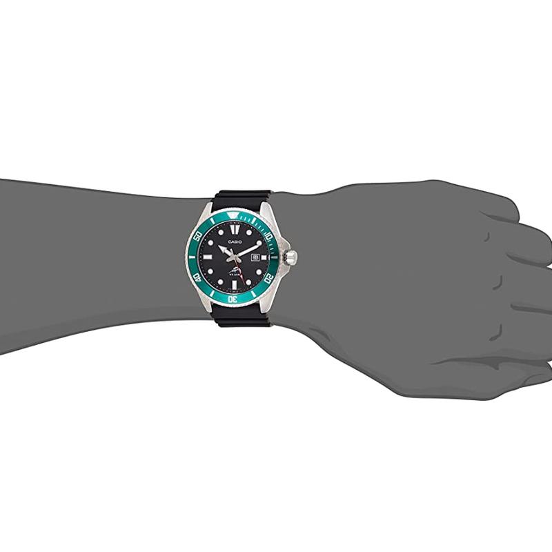 Casio STANDARD Series Swordfish Water Ghost Series 200m Waterproof Luminous Quartz Movement Resin Stainless Steel Strap Japanese and MDV-106B-1A3VCF