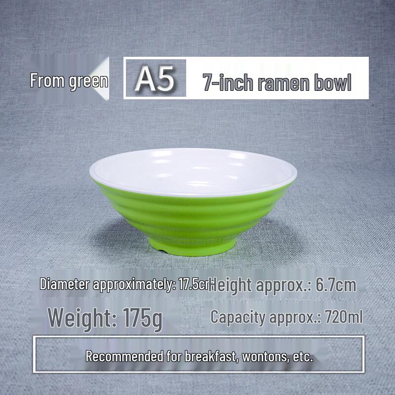 Chinese Style A5 Melamine Noodle & Soup Bowl