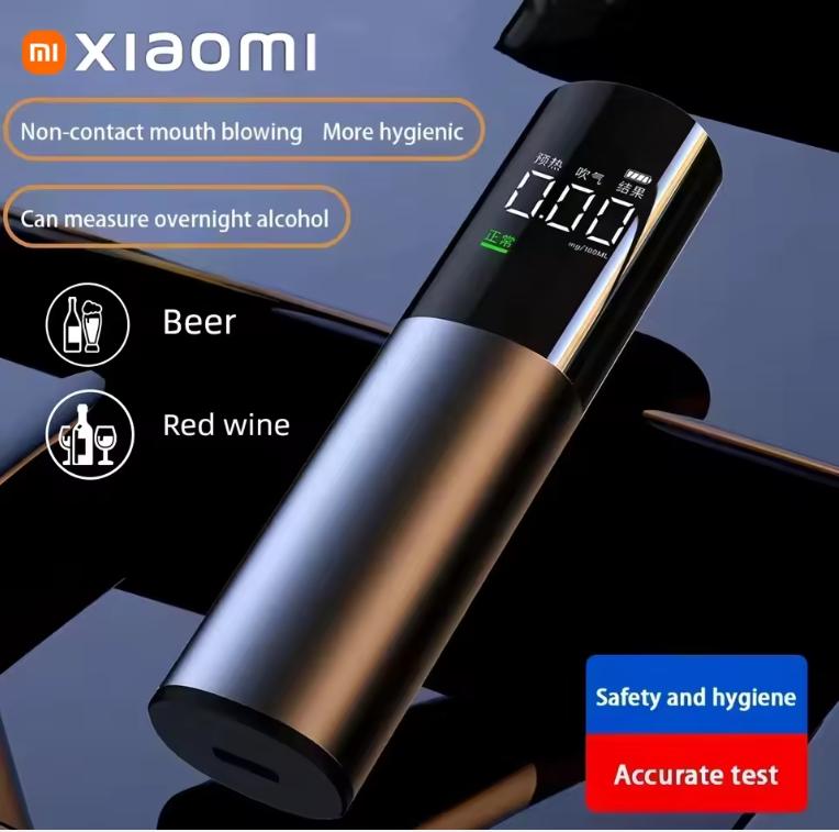 Xiaomi MIJIA Automatic Alcohol Tester Electronic Breathalyzer LED Display Portable Rechargeable Non-Contact Alcohol Test Tools