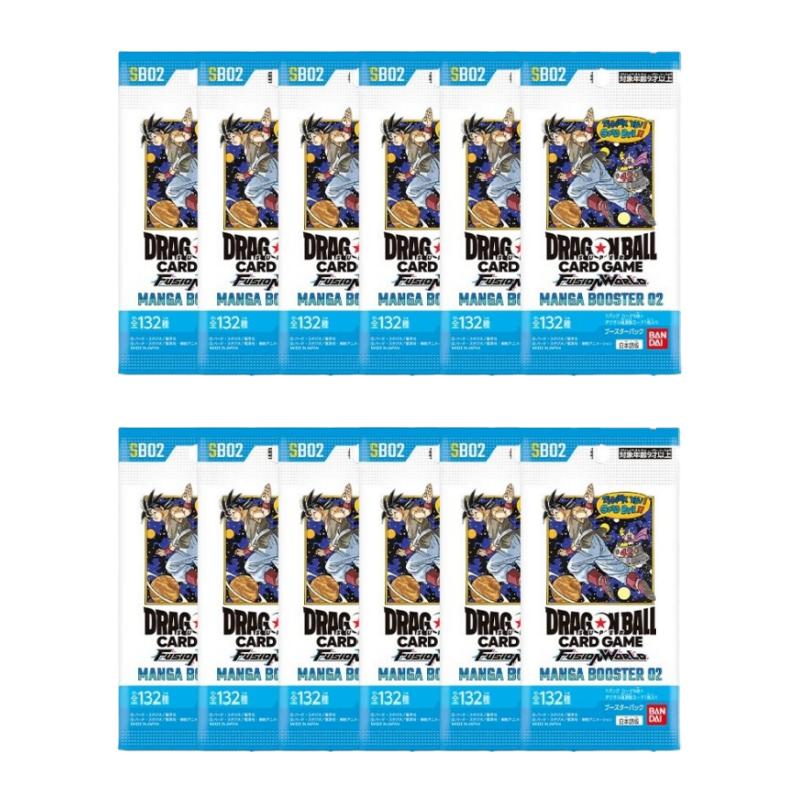  Dragon Ball TCG Fusion World Card Game Japanese Edition Supplement Pack Manga Booster 02 Comic Theme Collection