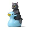 4Pcs Mini Cat Model Detailed Texture High Simulation Decoration Accessories Miniature Cat Animal Model Toy for Kids