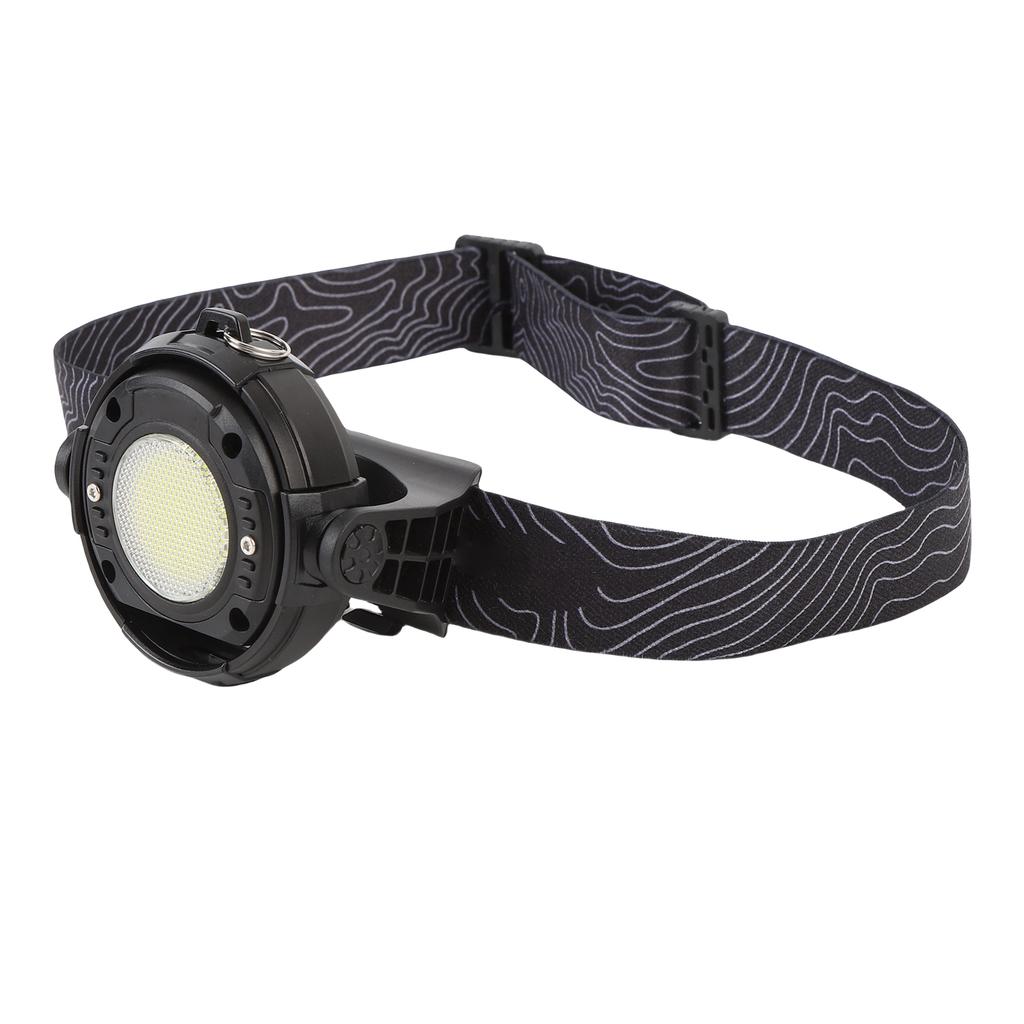 Magnetic Camping Light IPX3 Waterproofing 360 Degrees  Rotation 3 Brightness Levels with Detachable Headband