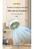 USB Rechargeable Desk Fan: Silent, Strong Wind, Wall-Mountable, Multi-Angle for Office/Student Dorms