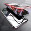 Kryt pro iphone x - xs - magnetická absorpce - kovový rám - tvrzené sklo - ultralehký