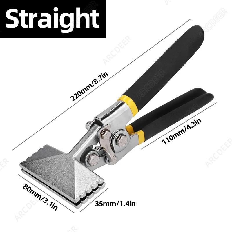 Sheet Metal Hand Seamer Straight Jaw Sheet Metal Bender Tools for Flattening Metal Folding Bending Pliers Hand Tool