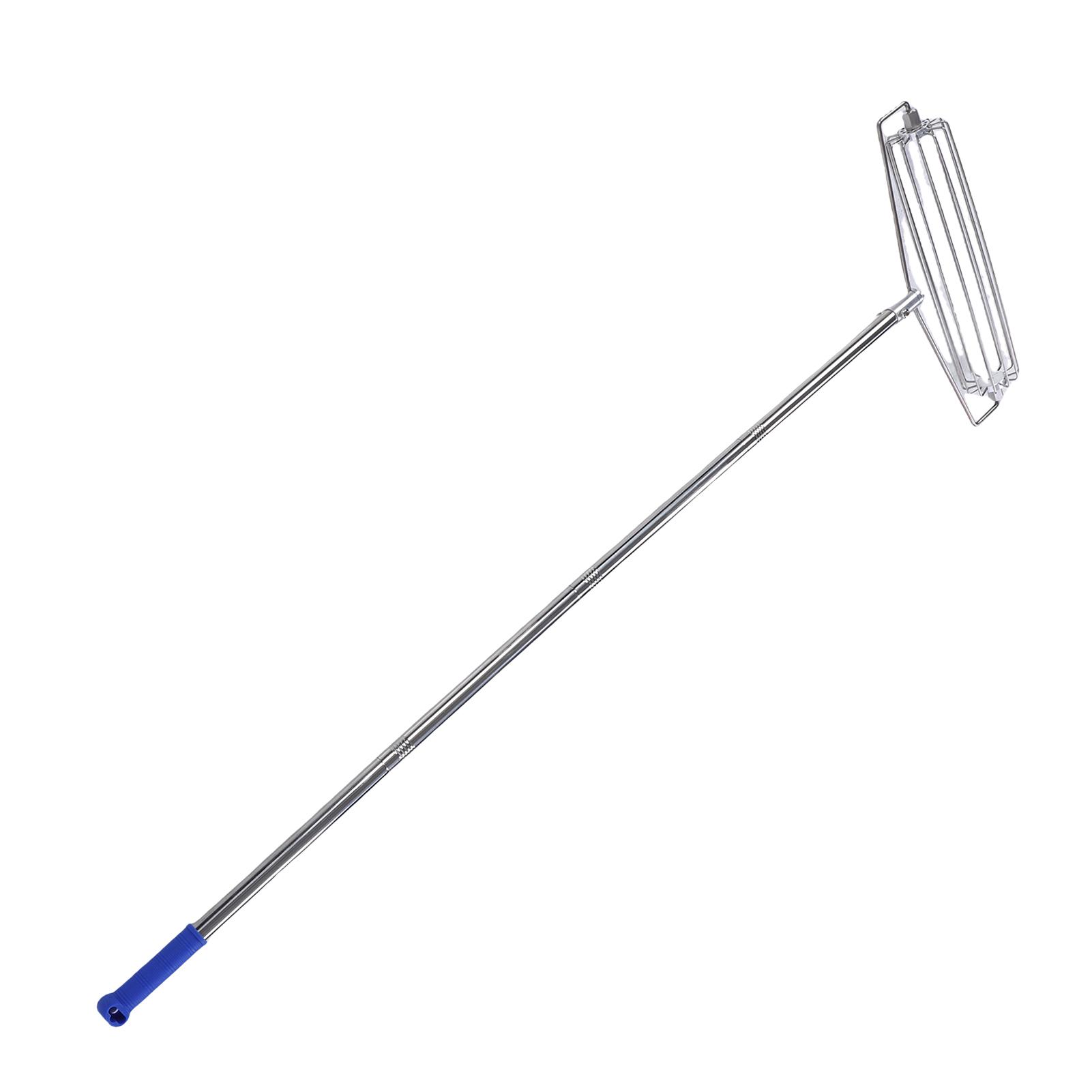 

Sand Bunker Rake 4.5FT 304 Stainless Steel Course Roller Sand Trap Rake for High Baseball Fields Garden Landscape Beach