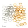 50Pcs Two Hole Ccb Beads Frame Spacer Beads Diy Necklace Bracelet Connectors