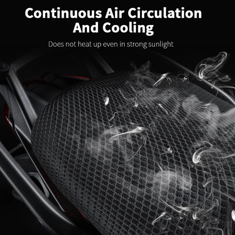 For TIGER 900 GT PRO RALLY Motorcycle Seat Cushion Cover Net 3D Mesh Protector Insulation Cushion Cover