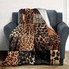 Leopard Print Home Customize Your Name Blankets Soft Comfortable Lightweight Blanket For Picnic Sofa Office Bed Living Room Perfect Gift For Friends