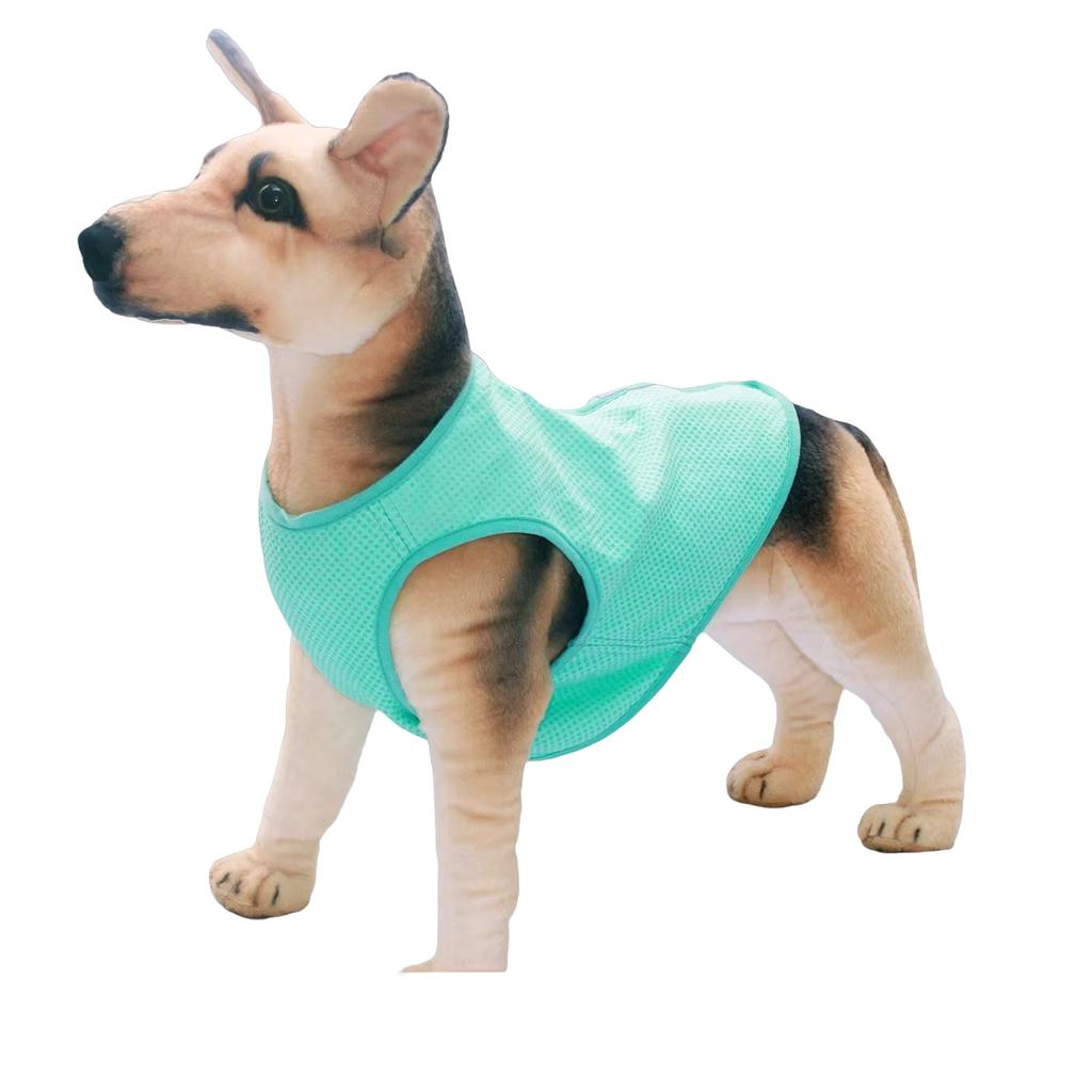 Dog Shirt Mesh Breathable Summer SUNBLOCK Pet Outfits Drying Dog Ice Silk Vest Cool Lightweight Large Dog Cat Pet Clothes
