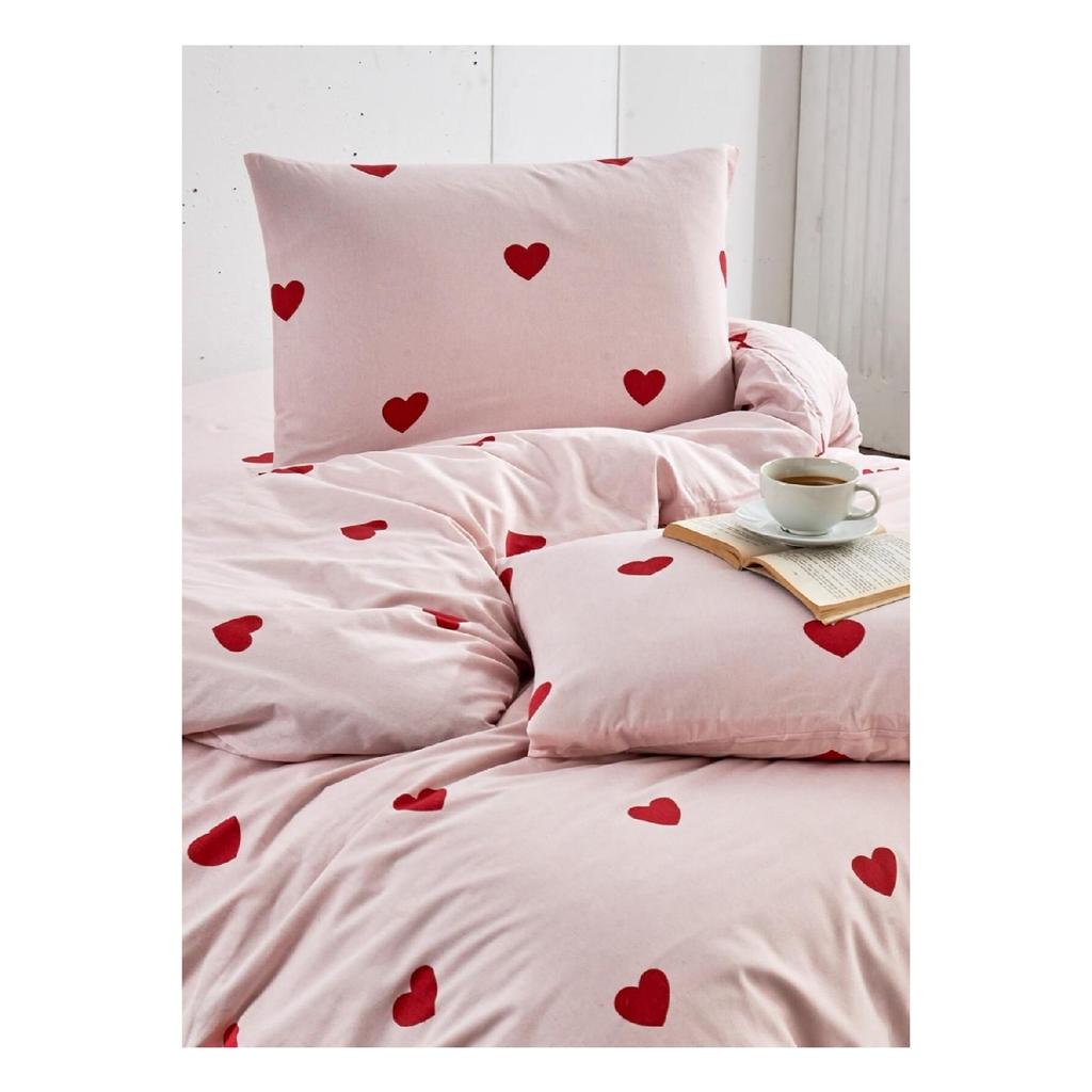 Isabelle Single Patterned Duvet Cover Set, Elastic Sheet And 1 Pillowcase