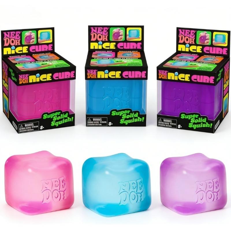 Newschylling Needoh Nice Cube, Sensory Toys, Anti-Stress Blocks, Stress Relief Jigsaw, Pressure Relief, Souvenir For Kids
