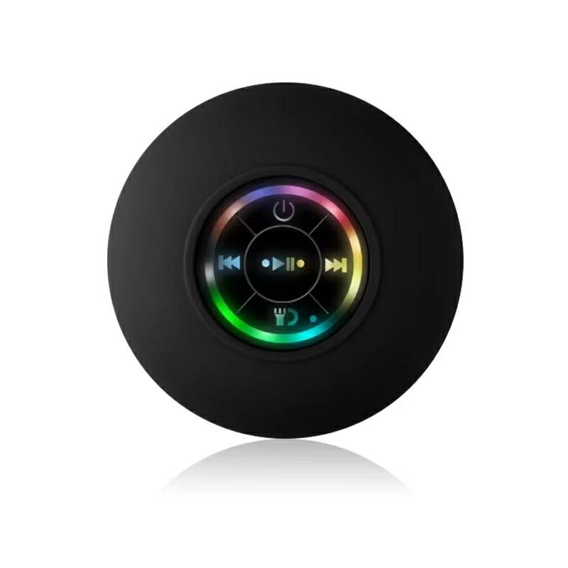 

Portable Bluetooth Audio Ipx4 Waterproof Led Lights Bathroom Outdoor Large Suction Cup Can Be Adsorbed Wall Speaker
