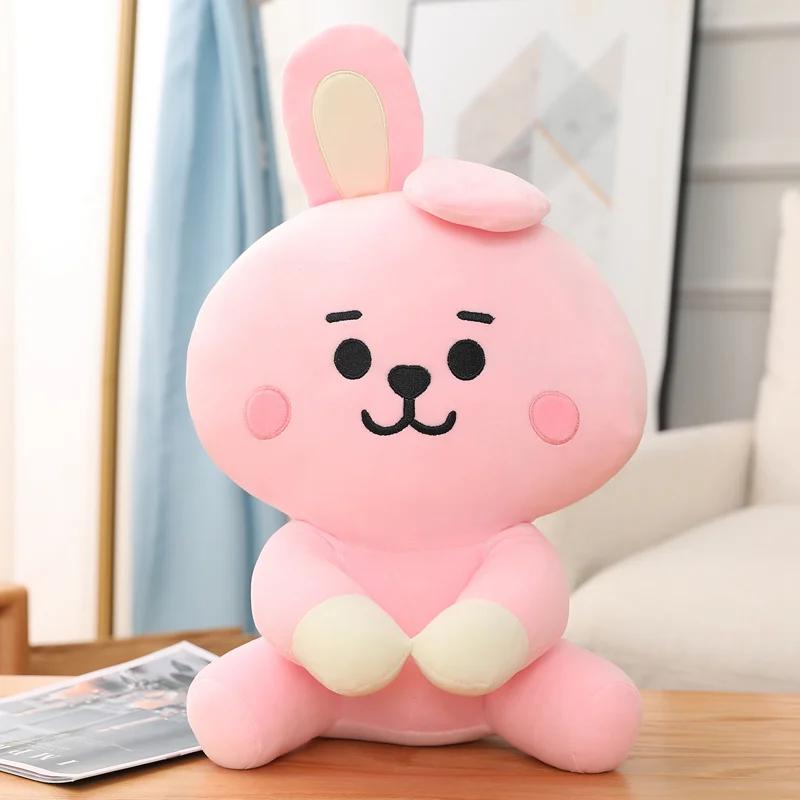 Anime Peripheral Plush Toys Kpop Cartoon Animals Soft Stuffed Dolls Dog Rabbit Koala Sheep Kawaii Room Decor Kid Gift