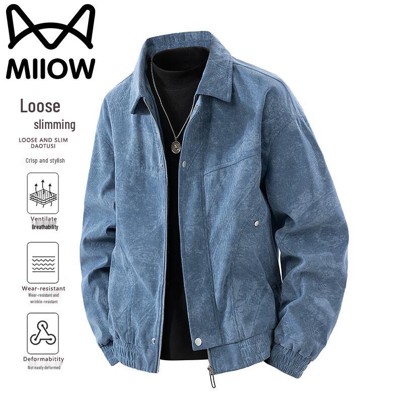 

Mao Ren Men s Business Casual Lapel Jacket M