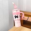 Big Gulp 2024 Cup Large Capacity Ice Cup Can Be Carried New Style Straw Insulated Cup High-looking Water Cup