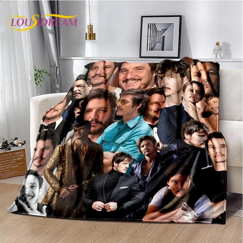 29 Style Pedro Pascal Funny Printing Blanket,Soft Throw Blanket for Home Bedroom Bed Sofa Picnic Travel Office Cover Gifts Kids