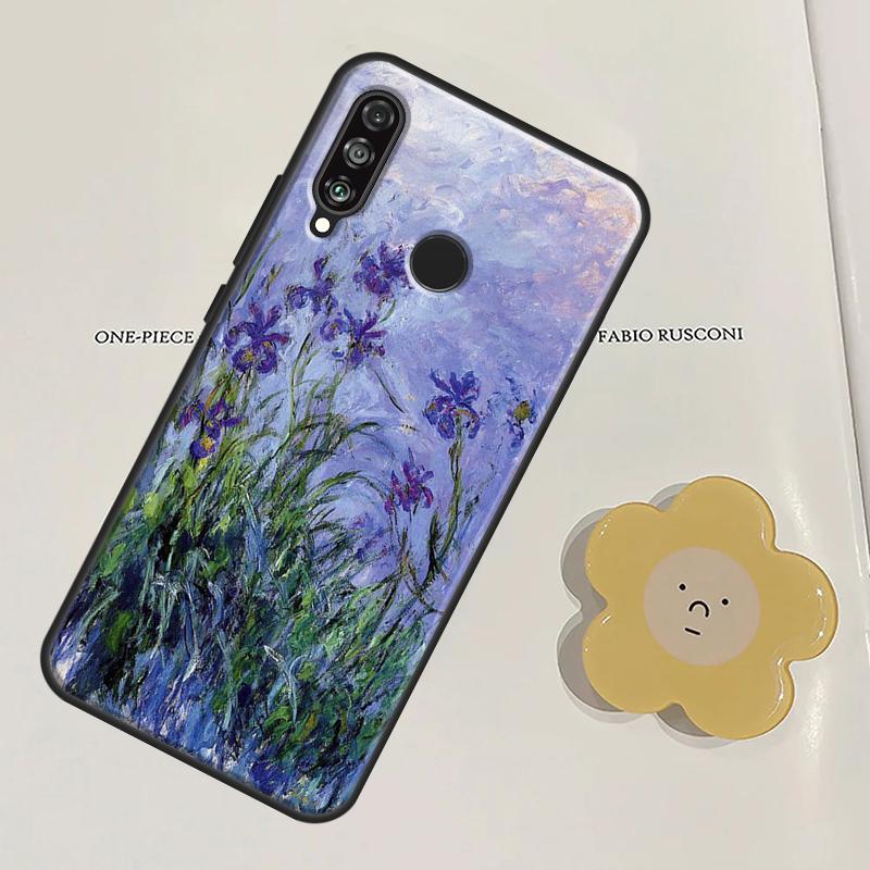 Oil Painting Flowers For Huawei Nova Y91 Y60 Y70 Y90 Y61 3i 7i 8i 11i Nova 11 9 10 SE P20 P40 Lite P30 Pro Case