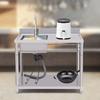 Stainless Steel Commercial Sink W/ Stand,Heavy-Gauge Utility Sink for Kitchen,Laundry (220LBS Capacity),Free Standing Prep Table