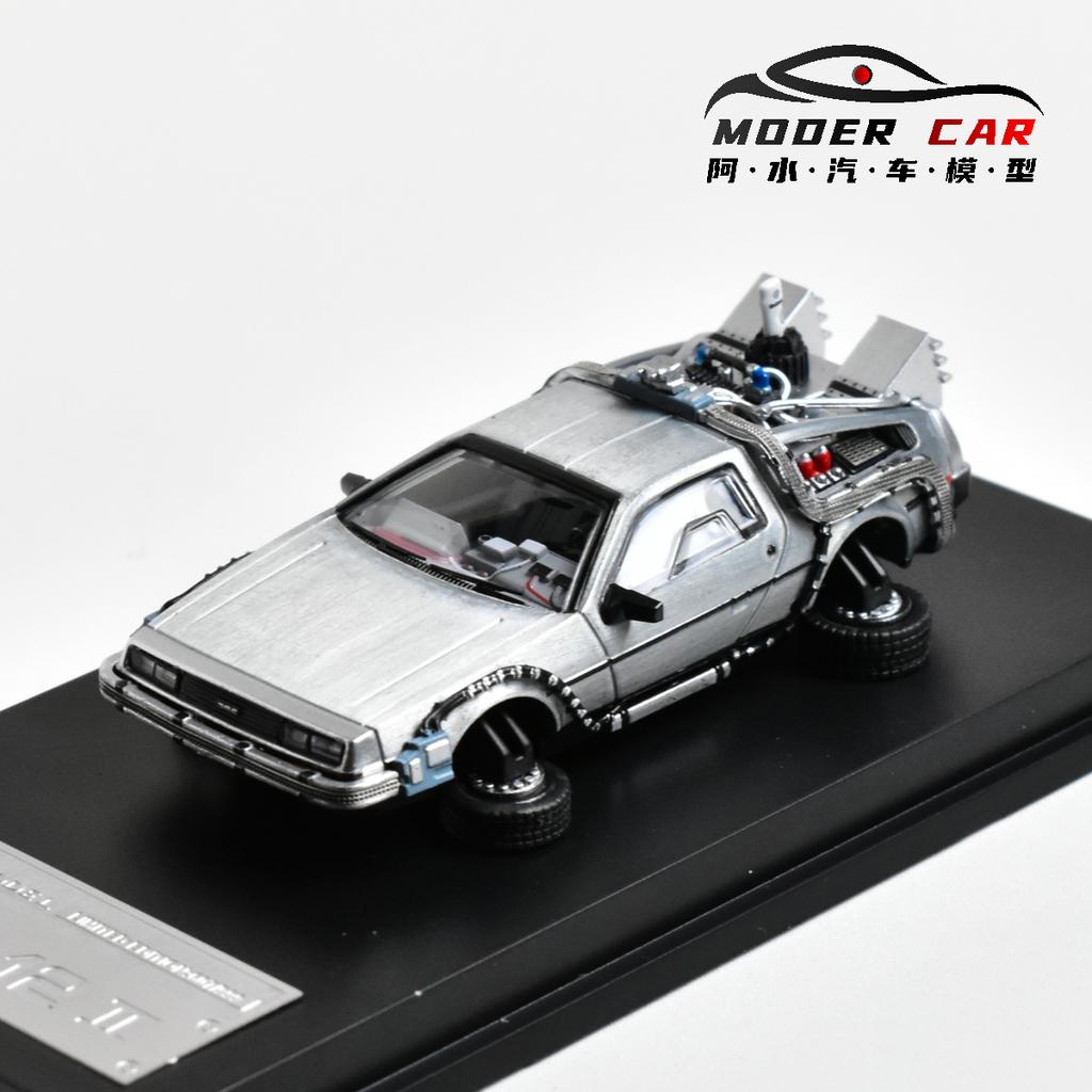 MJ 1:64 Zurück in die Zukunft DeLorean DMC 12 Sammlung Diecast Modellauto