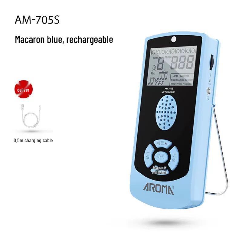 AROMA Anoma AM705 Multi-Instrument Metronome: Piano, Guitar, Drum, Guzheng, Violin