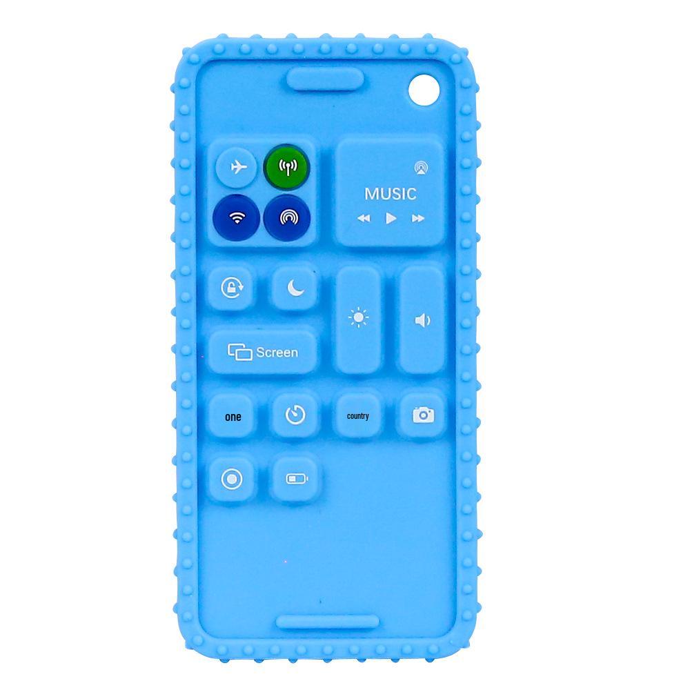 Silicone Teether Remote Control Toy for Babies 6+ Months