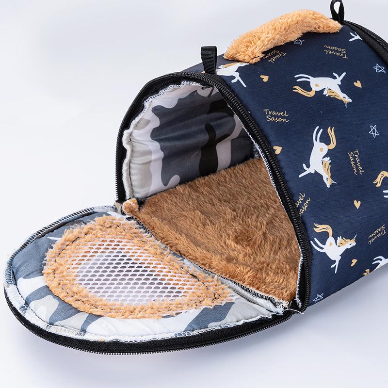 2025 Portable Cotton Nest Bag for Small Pets - Hamster, Glider, Squirrel