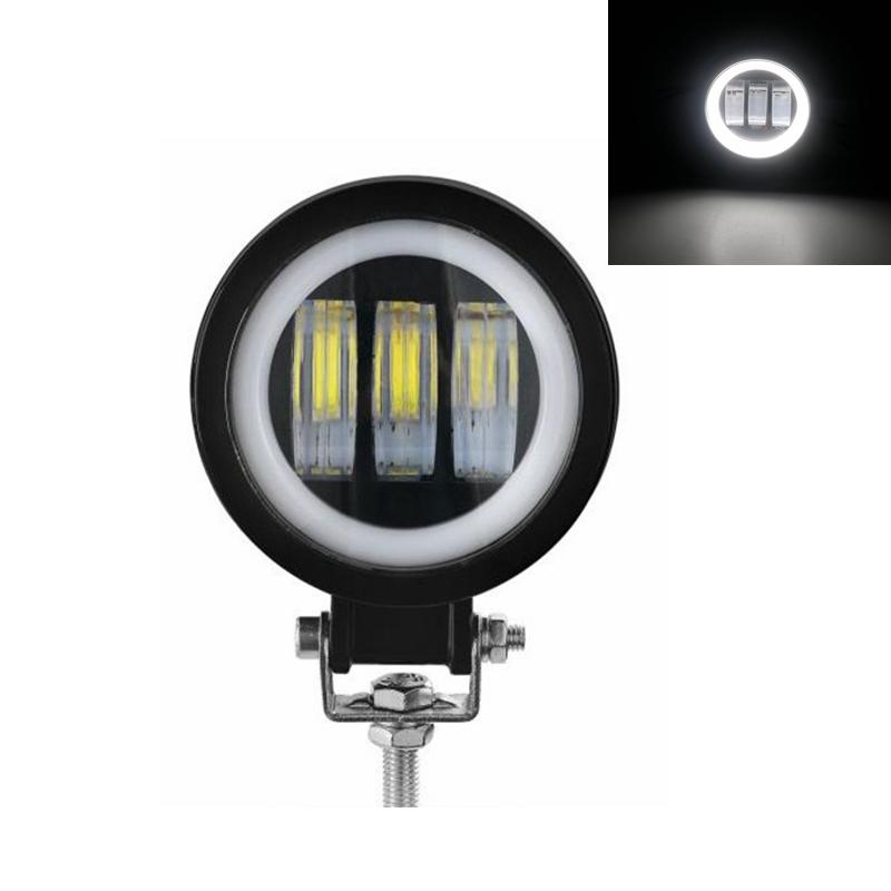 LED Fog Lamp Driving Daytime Off road Led Light Headlight 3'' 20W Motorcycle Halo Lamps ForATV 12V  SUV Worklight Beams