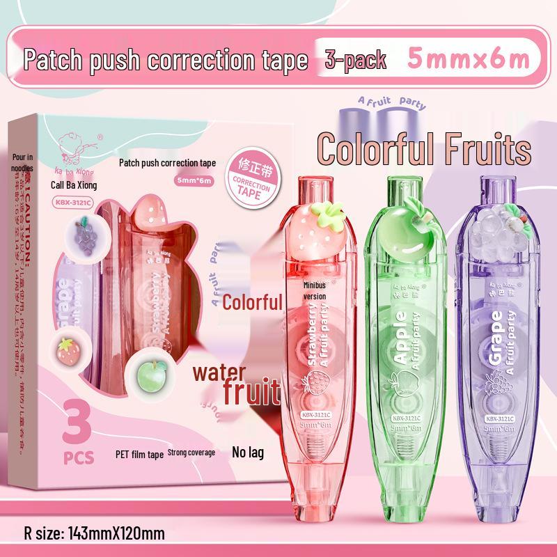 

Корректирующая лента Party Animals для детей, портативная и со сменным стержнем