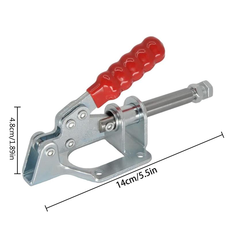 Clamp Hand Tool Hand Toggle Clamp Toggle Clamp Iron Galvanized Quick Fixed Toggle Clamp Holding for latches Push Pull Acti