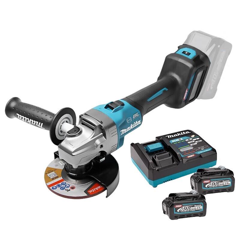 

Makita 40V Cordless Angle Grinder Kit CN plug (adapter included)