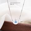 S925 Sterling Silver Retro Brushed Small Gold Ball Necklace - Luxury Fashion for Women, High-End Lucky Bead Clavicle Chain X109