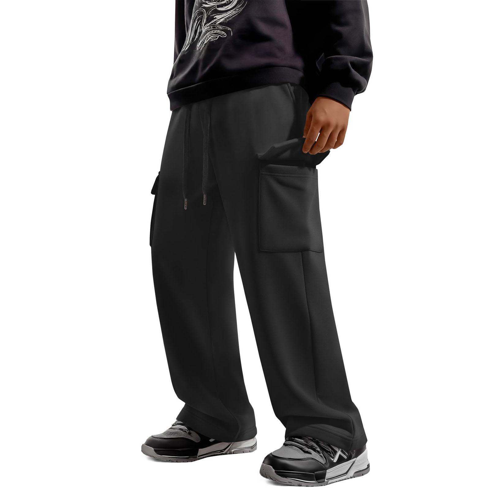 Boys And Girls Casual Pants Fashion Sports Pants 120 чёрный