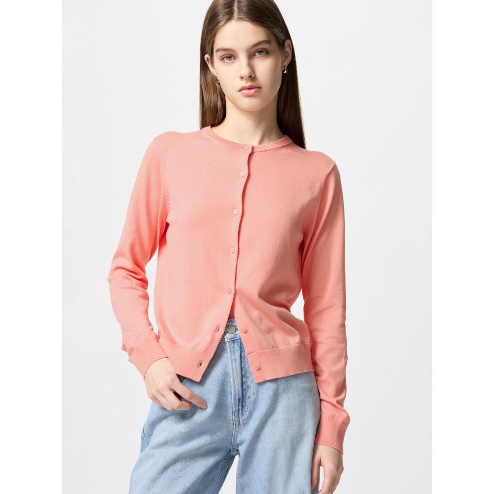 Uniqlo Uv Protection Crew Neck Cardigan  Long Sleeve 