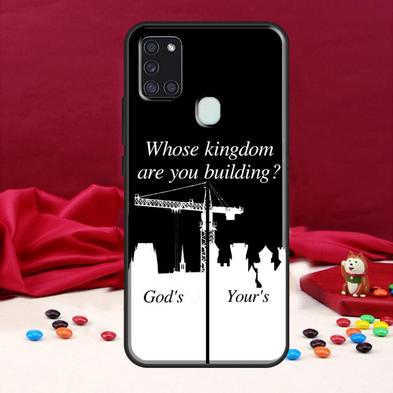 Faith Christian Religious Jesus For Samsung Galaxy A34 A54 A14 A52 A32 A22 A12 A13 A53 A11 A51 A71 A50 Phone Case