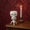 Succulents Planter Pots Mini Gothic Skull Pot 3D Printed Creepy Flowerpot Plant Holders Plants Container Desk Decoration for Halloween Party
