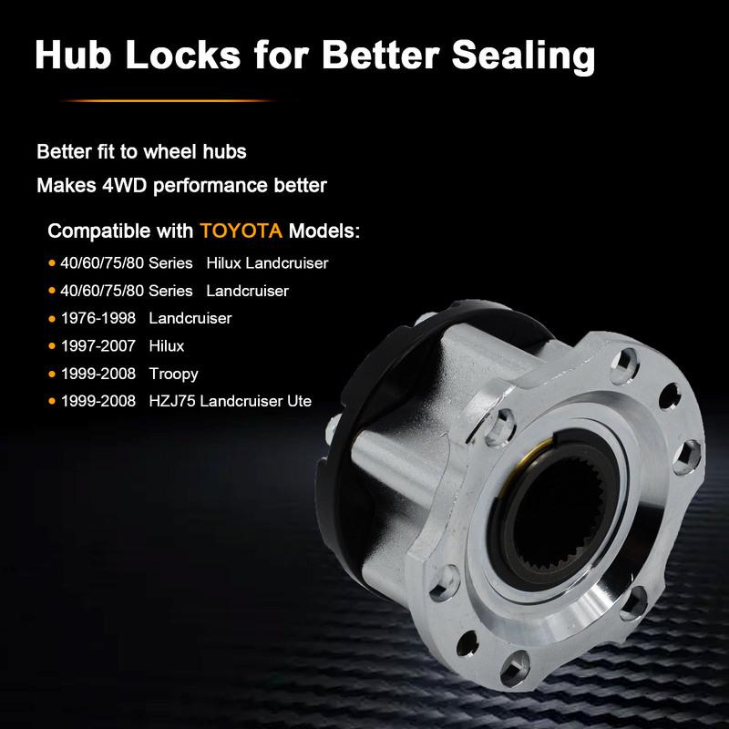1 pieces x FOR TOYOTA Landcruiser Hi-Lux 76-85 HZJ75/80 FZJ70/75 89-98 Free wheel Locking hubs B002 43530-60042 4353060042