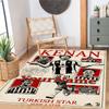 Juventus Customize Your Name Area Rug Perfect for Balcony Kitchen Bedrooms Entryway Antislip Carpet Office Home Decor Wedding Party Gift