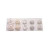 10pcs/Set Exquisite Flower Stud Earrings White Imitation Pearl Stud  Party