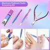 Manicure Set Nail Clippers Pedicure Kit Men Women Grooming kit Manicure Professional Nail Care Tools Gift with Luxurious Travel