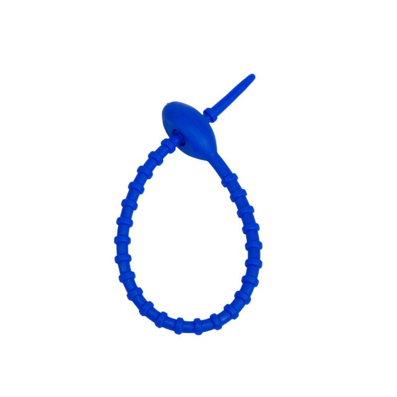 Colorful Silicone Tadpole Cable Tie: DIY Keychain, Trendy Toy, Bag Strap & Lanyard Winder