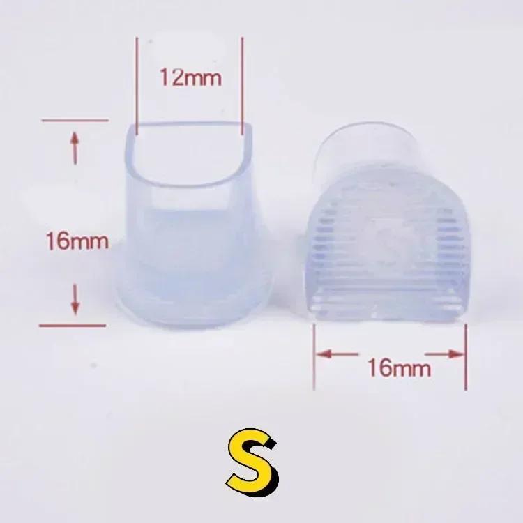 2/20pcs Silicone Heel Protectors Stoppers Latin Stiletto Dancing Covers Antislip High Heeler Bridal Wedding Shoes Accessories