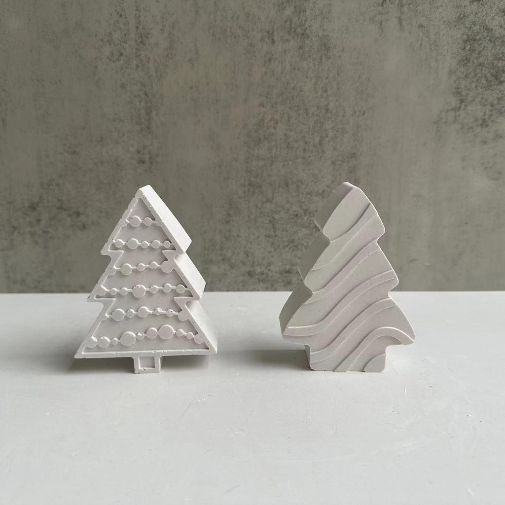 Christmas Tree Plaster Silicone Mold Aromatherapy Diffuser Ornament Mold DIY Christmas Epoxy Resin Mold Home Decor