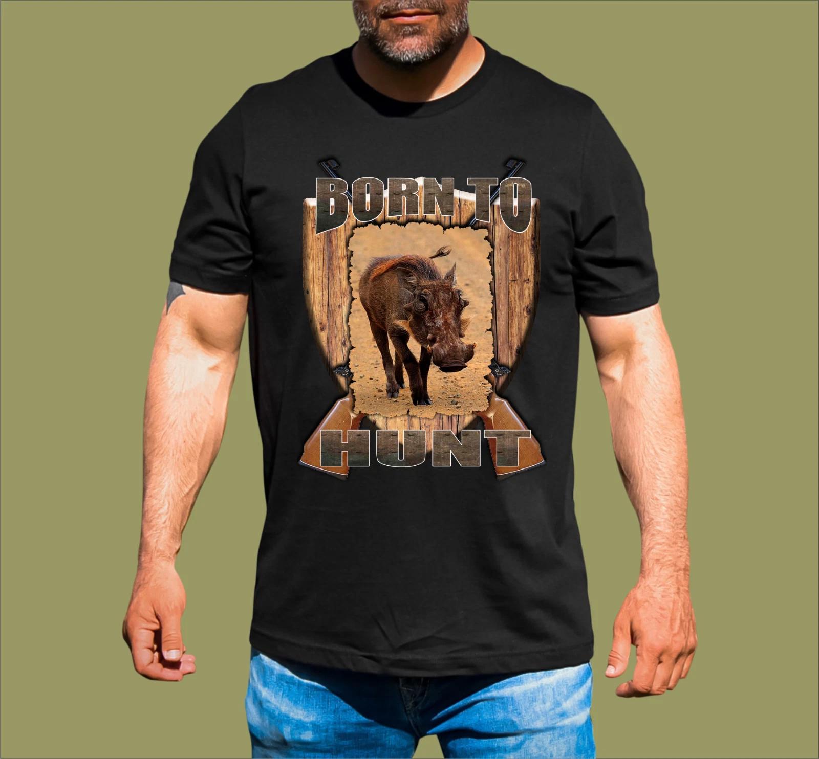 BORN TO HUNT WILD BOAR T-SHIRT M